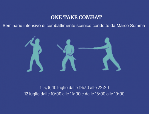 ‘One Take Combat’, a luglio un nuovo seminario intensivo di combattimento scenico